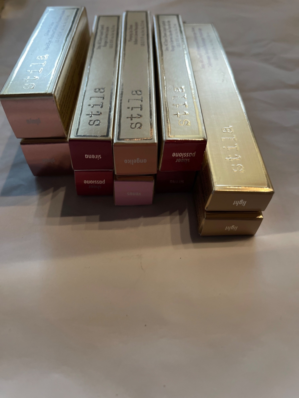 Stila Cosmetics Full-Size Luxury Makeup Set: Lip, Eye & Face – 27 New Items