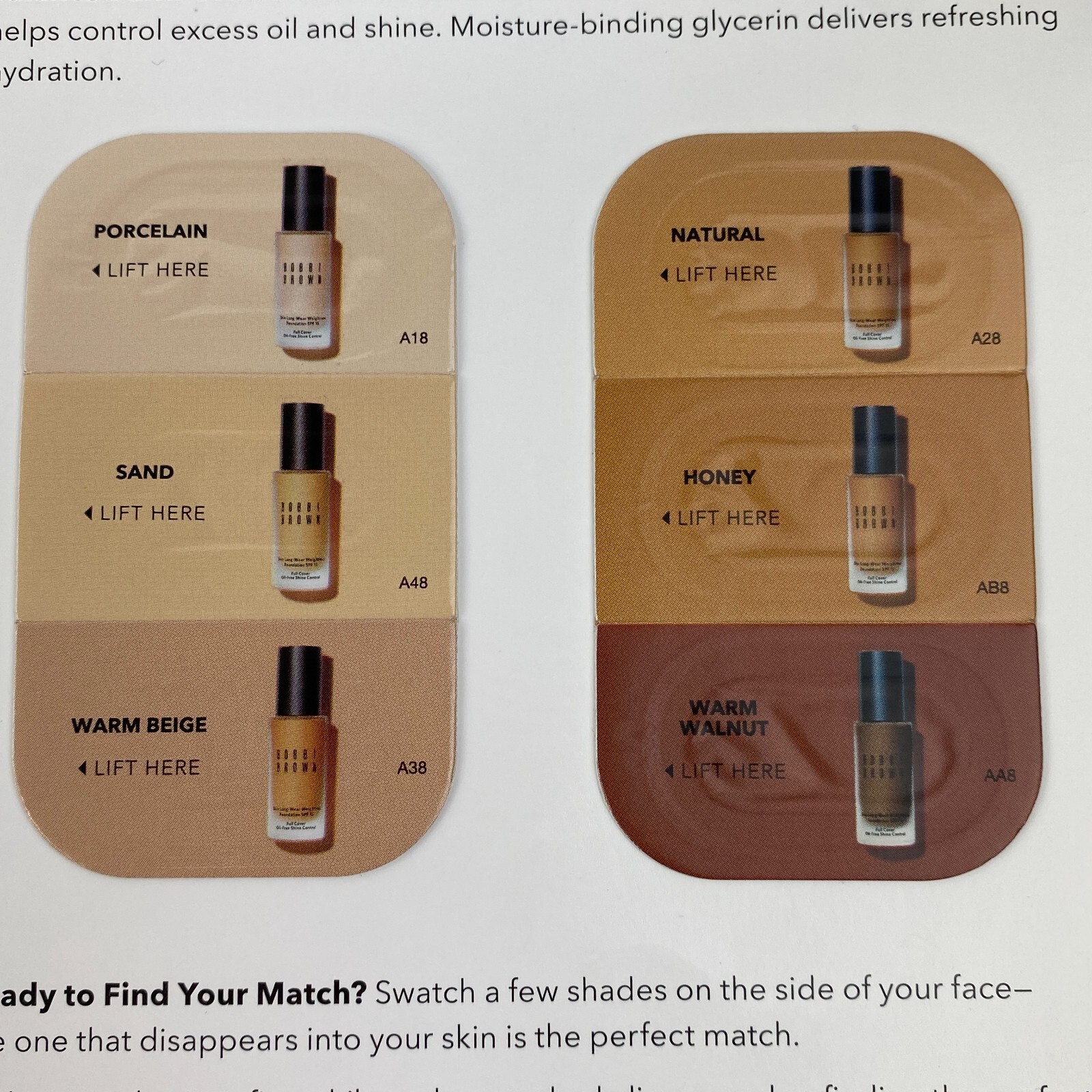 Bobbi Brown Foundation Concealer Face Base Beauty Sample LOT Bundle 21 Pcs B64