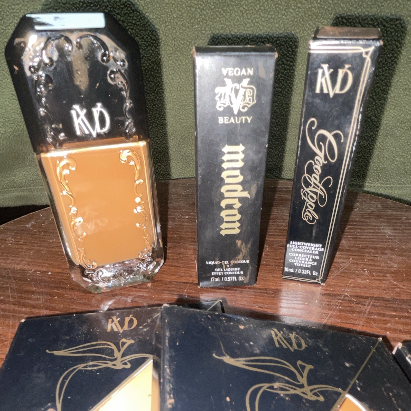 KVD Beauty Full Size Vegan Makeup Lot: Good Apple Foundation Balm + Concealer