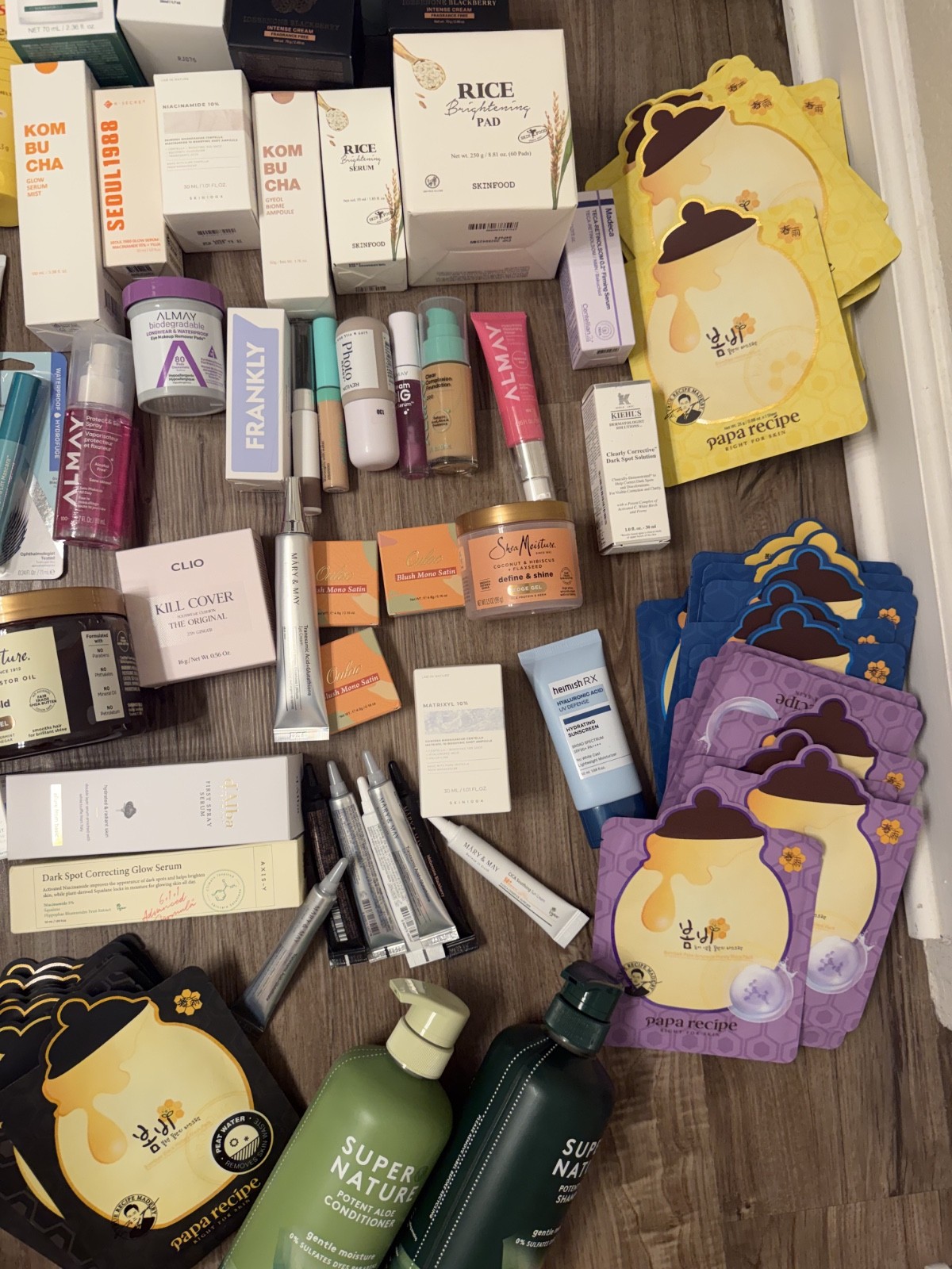 Cosmetics skin care, hair care, make up