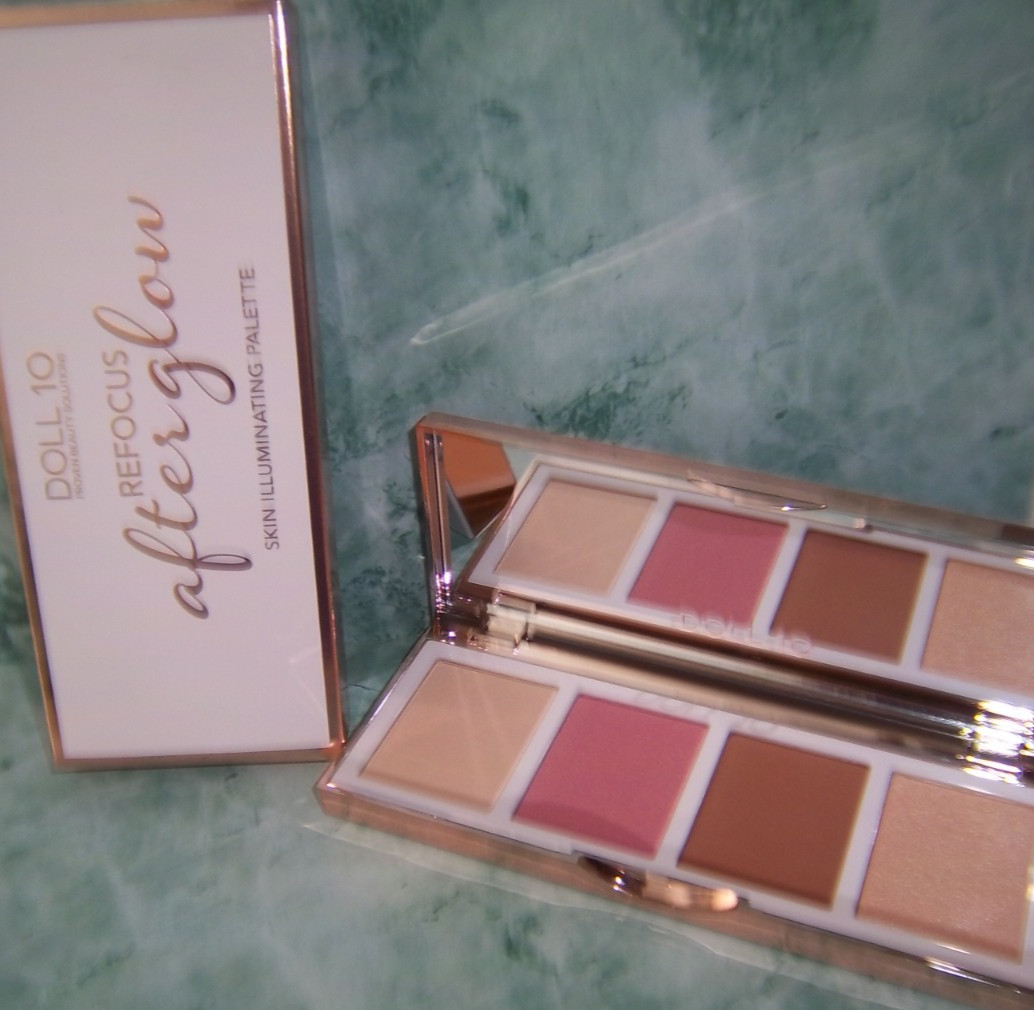 Doll 10 Refocus After Glow Skin Illluminating Palette~Hard To Find~New In Box