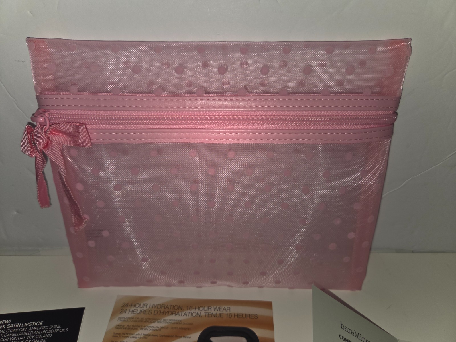 Ulta 13pc NEW Cosmetic Samples Bag foundation cream lipstick moisturizer perfume