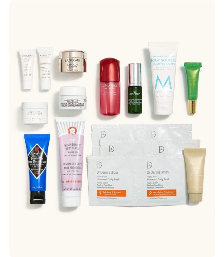 Nordstrom Beauty GWP High End 12 PC Skin Care Samples – Deluxe Size $277 Value