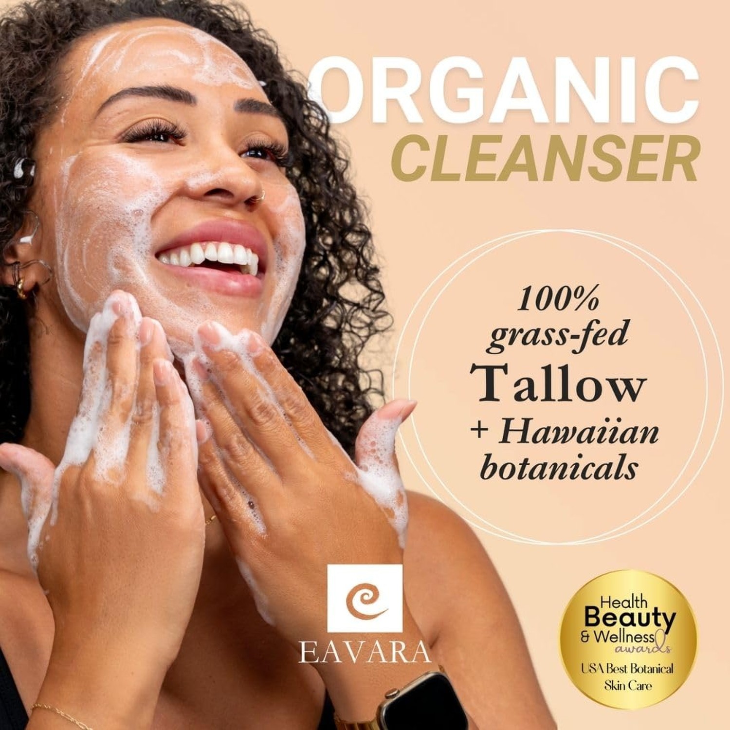 Eye Cream, Collagen Moisturizer, and Beef Tallow Cleanser Set – Organic Sk