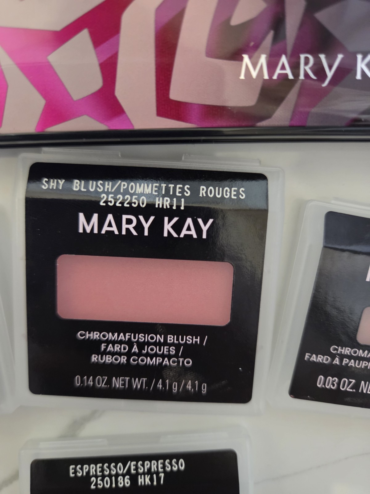 Mary Kay Perfect Palette Chromafusion Eye Shadows & Blush Shy Dusty Espresso