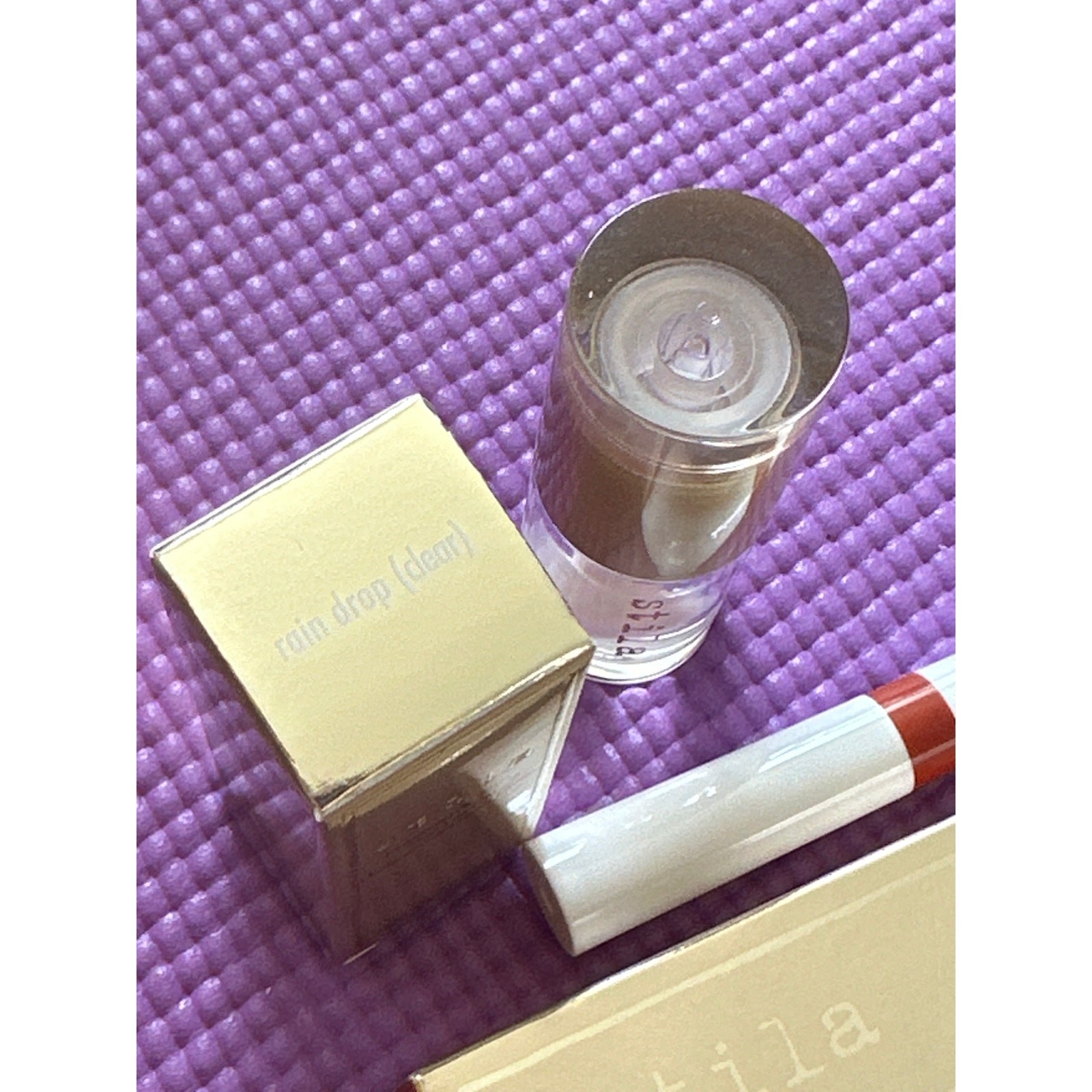 Stila Makeup Bundle Lot Gel Lip Oil, Lip Stain & Waterproof Gel Eye Liner NEW