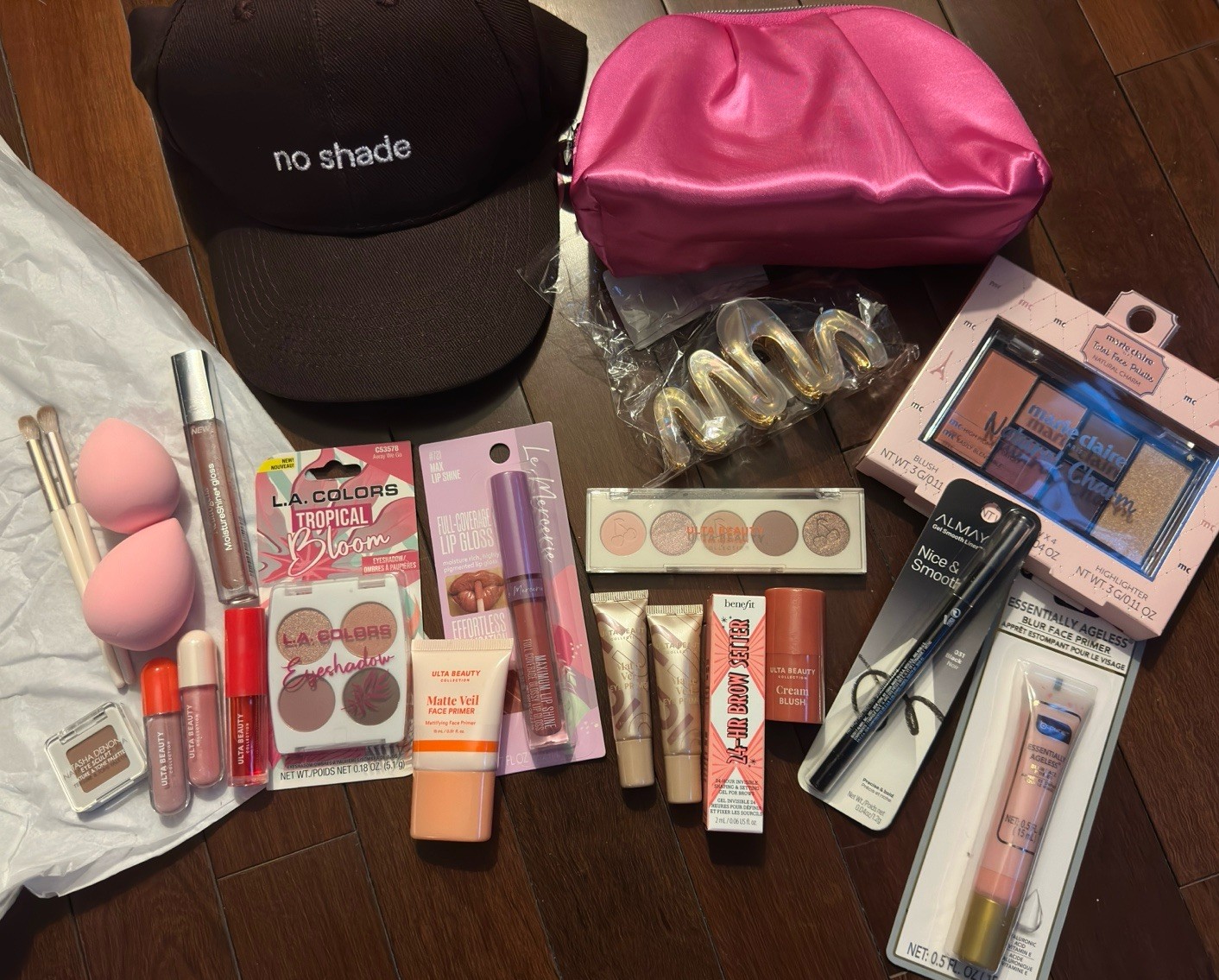 Lot of 22 makeup items – Ulta, Almay, Neutrogena, Benefit, Natasha Denona