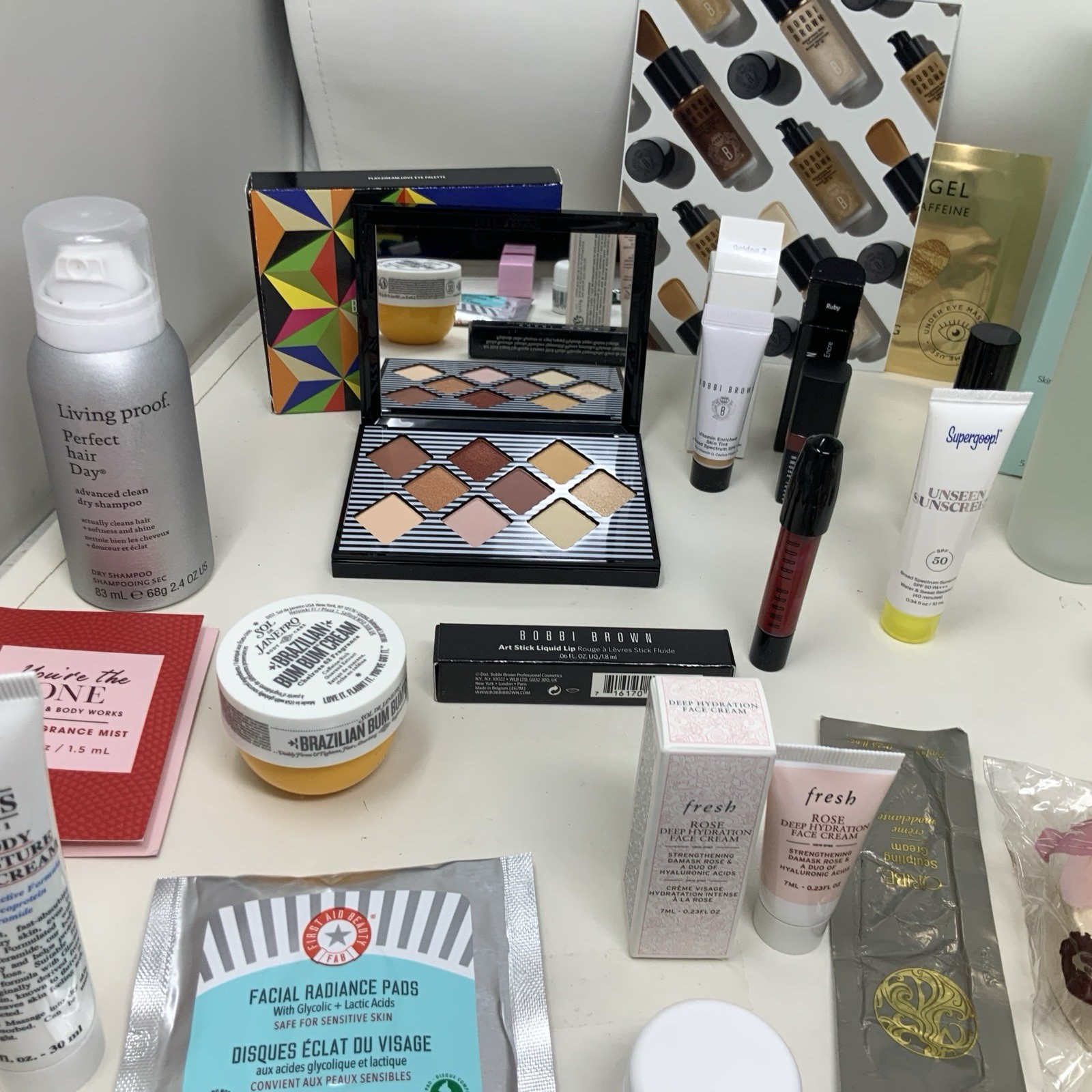 Huge Lot Of 48 Pieces M.A.C & Bobbi Brown Full, Travel & Sample Size