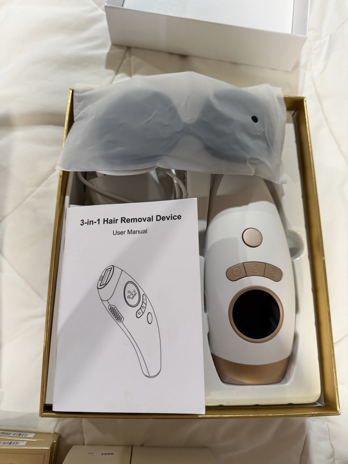 Beauty Bundle with Makeup, skincare, LED Light Mask & Hair Removal Device