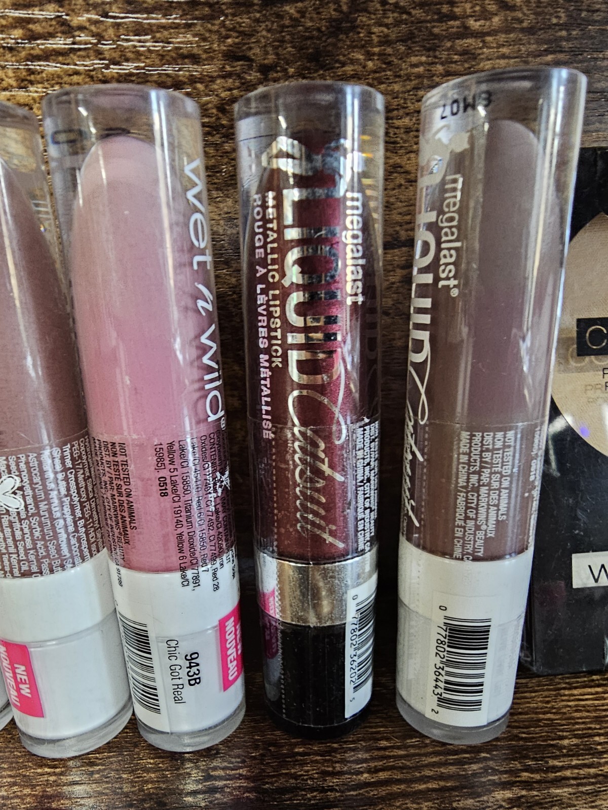 Wet N Wild Make-up Lot 18 Items Lipstick, Pressed Powder Brow Pencil See Pics