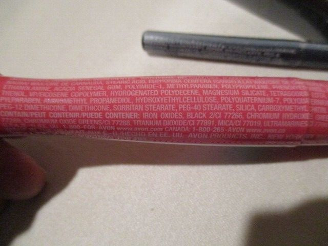 AVON Irresistibly Sexy Mascara-Black/Glimmerstick-Emerald/Creamy Lipstick-Coral