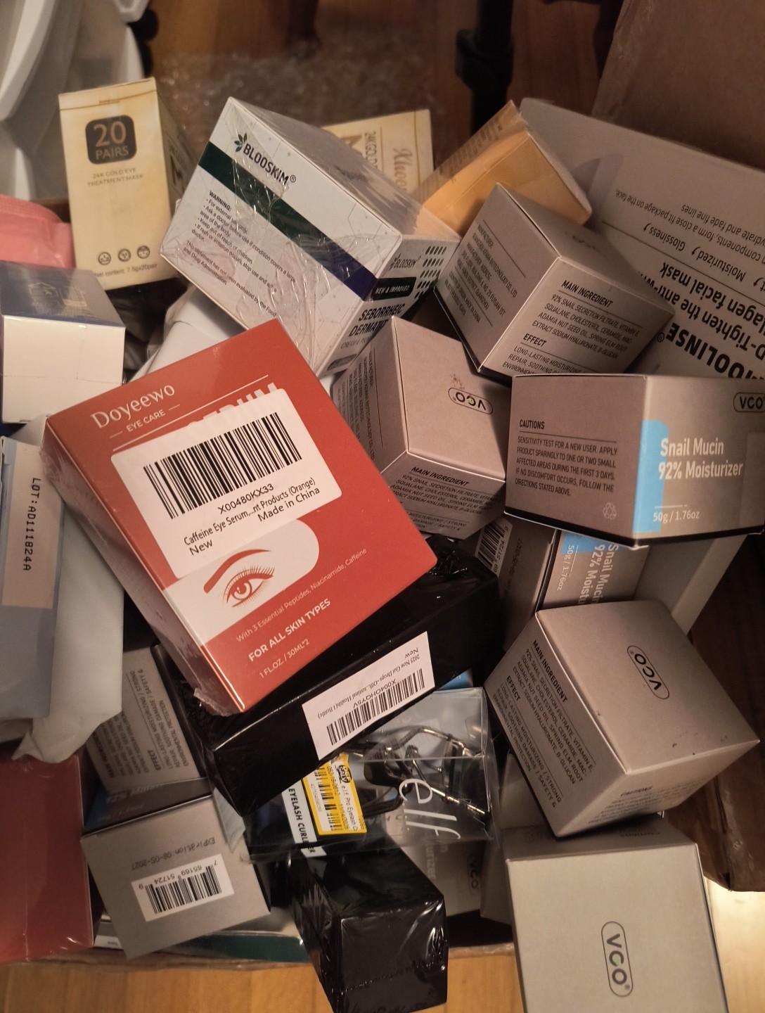 Beauty Skincare Lot 50+ Pieces Face Body Lip Eyes More Variety Box Amazon Brands