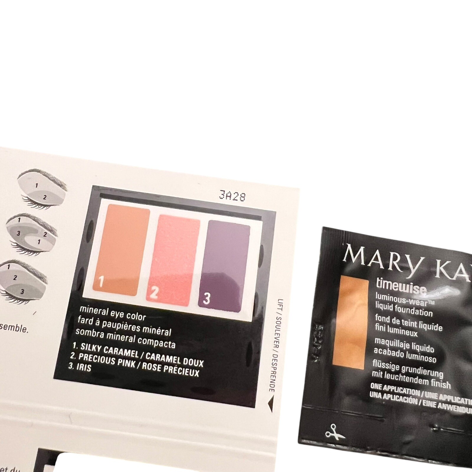 Mary Kay Lot Assorted Samples New & Discontinued Colors Single Use Travel #114