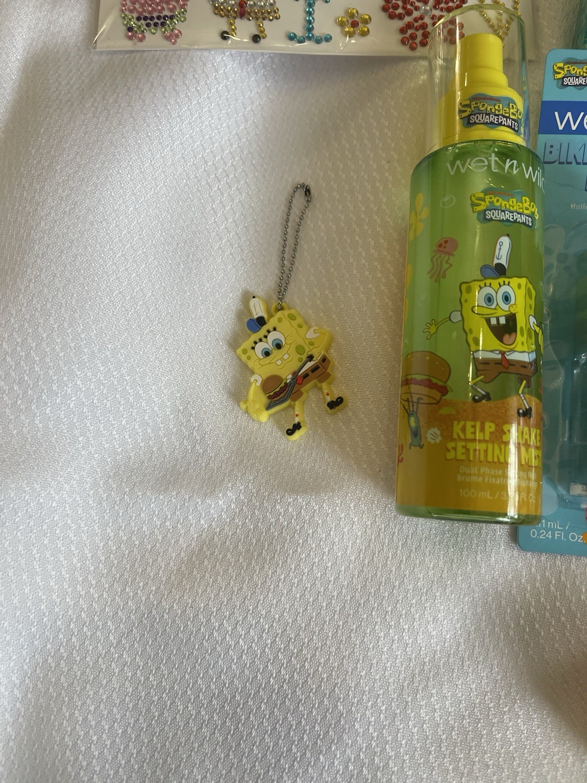 SpongeBob x Wet n Wild Makeup Lot Gloss Palette Mascara Mirror Eyeliner Sponge