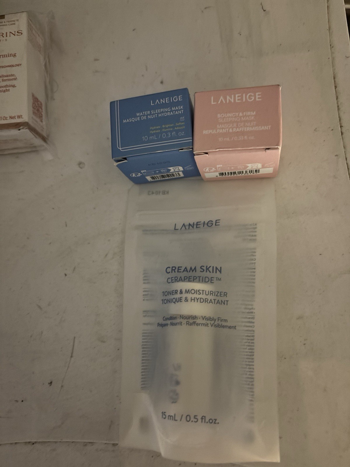 Skincare lot 13- Drunk Elephant, Clarins,Laneige,Kiehls, Mixsoon