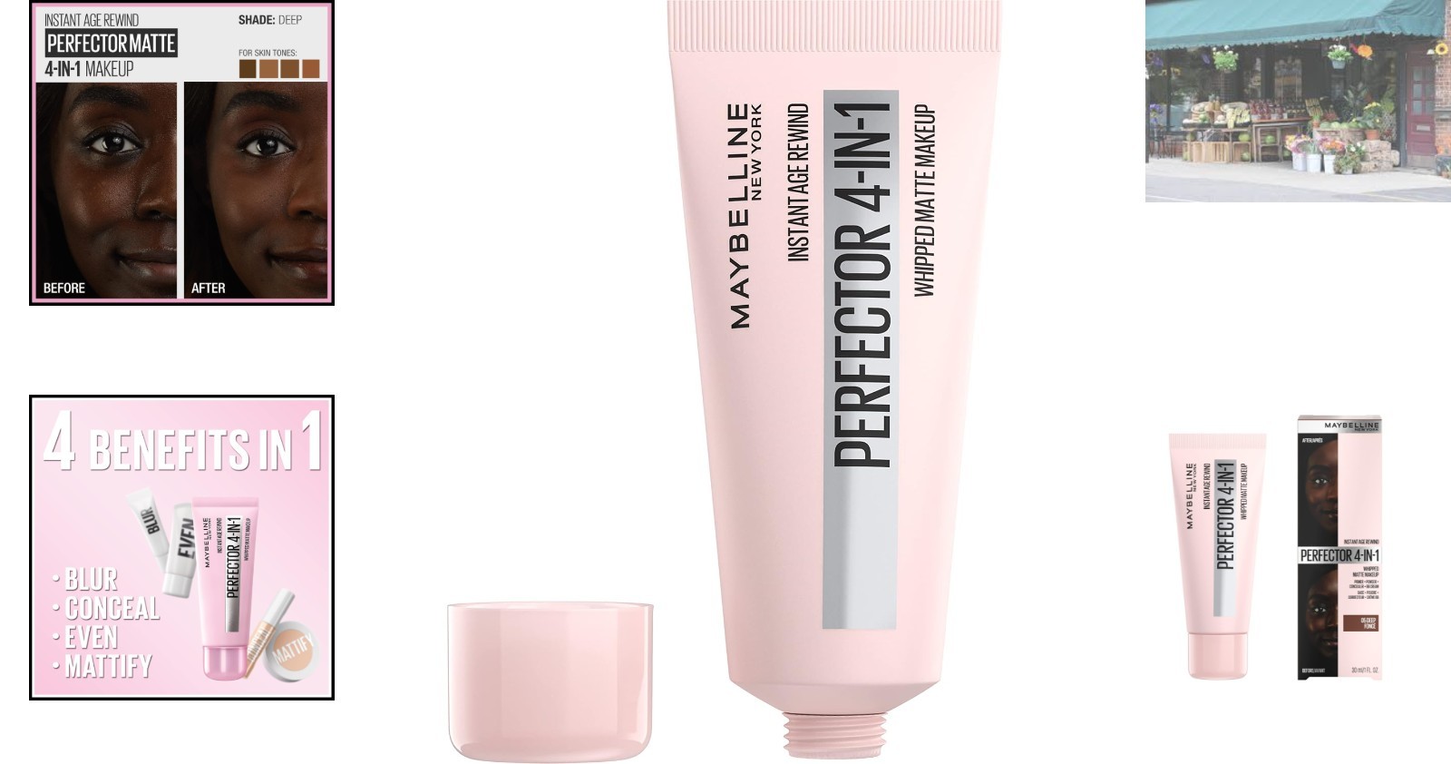 Transform Your Look with 4-In-1 Instant Perfector Matte Makeup – Deep Shade