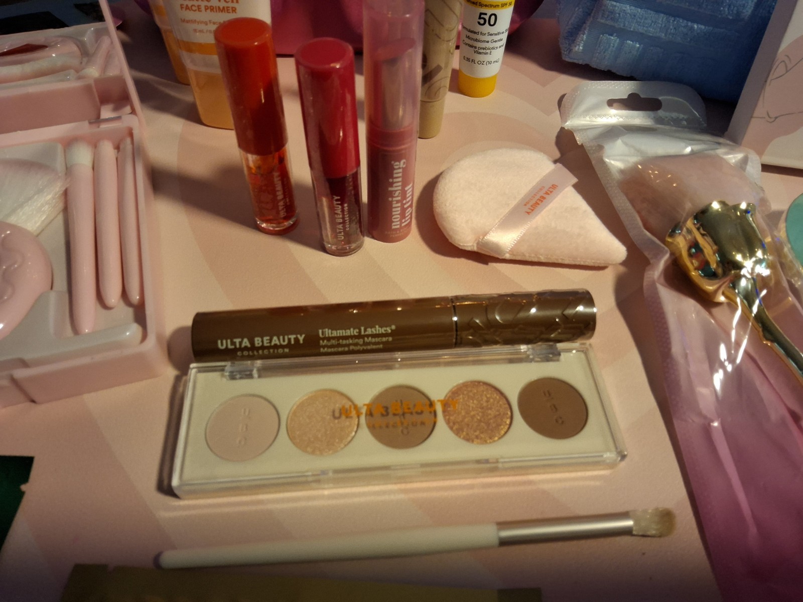 NEW Ulta Beauty, Cetaphil, Versace & Skincare Bundle – Makeup Bags & Tools Set