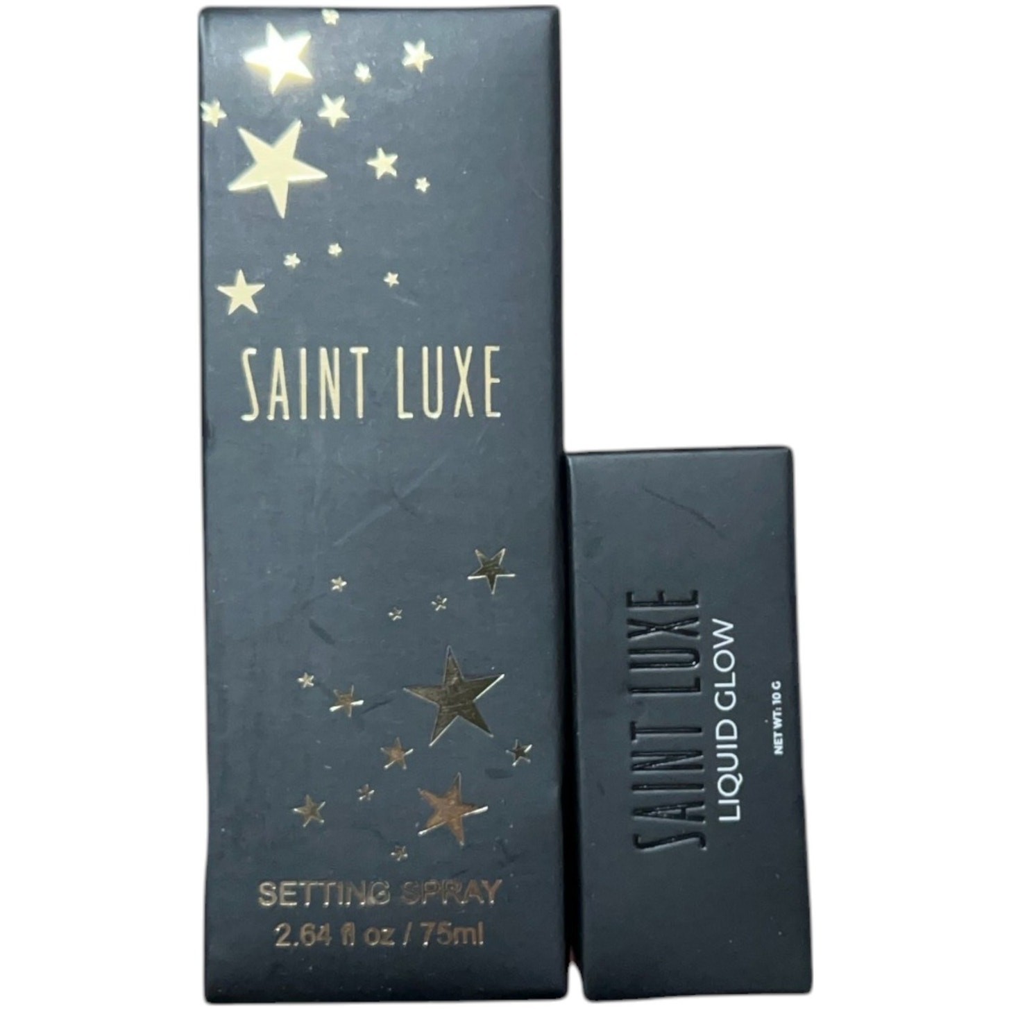 Saint Luxe Makeup Setting Spray & Light Weight Liquid Glow Rose Gold NEW