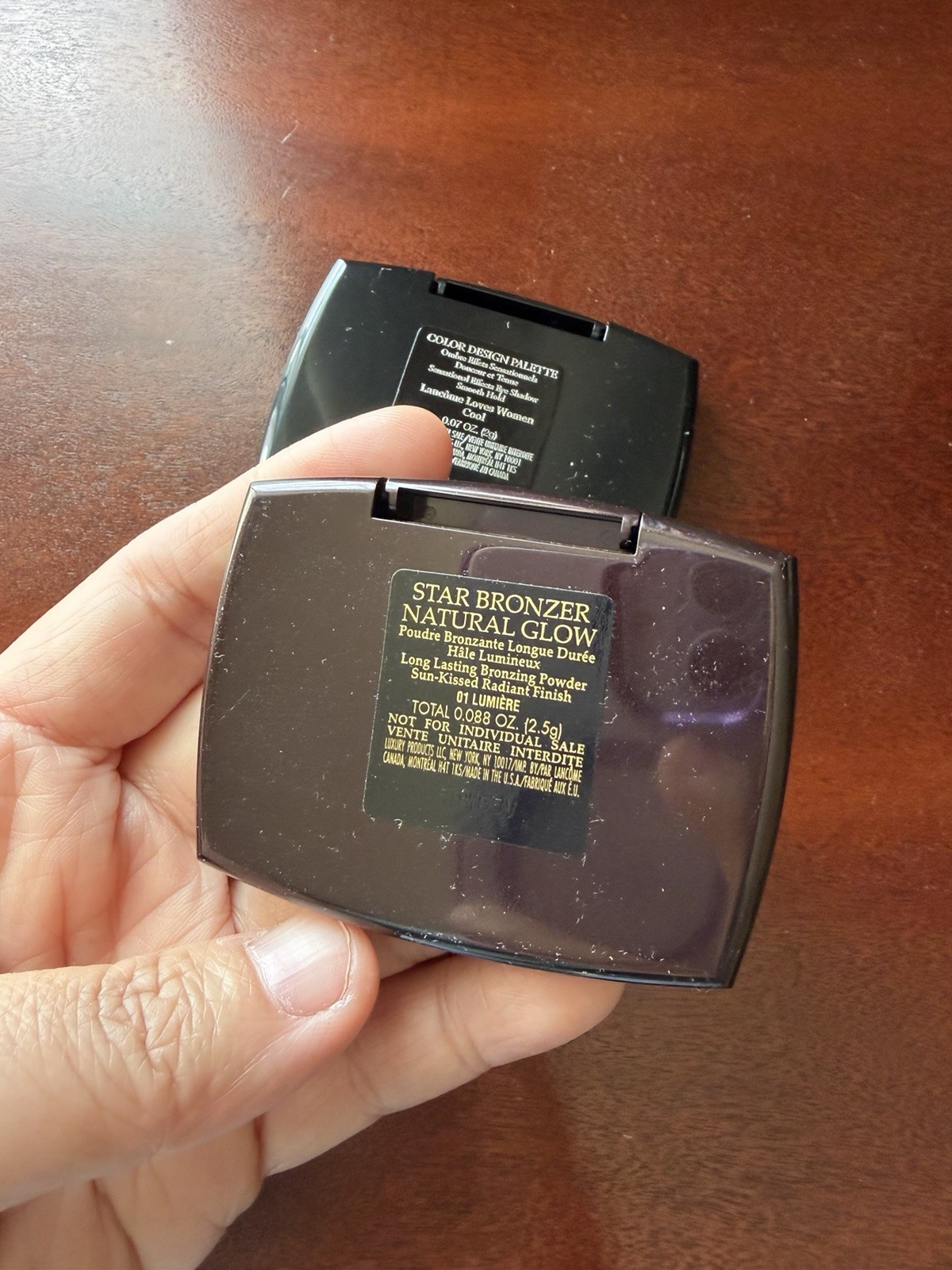 Lancome Eyeshadow & Bronzer set Travel size Lancome Loves Woman & Lumiere