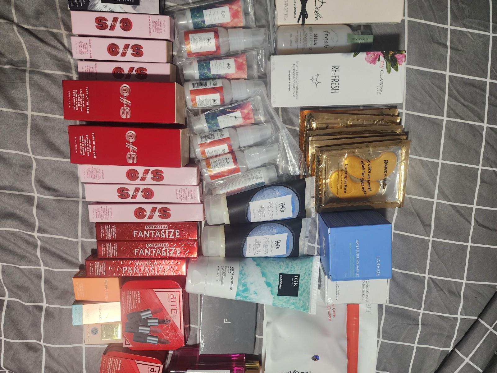 Bundle Of HIGH END MAKEUP, HAIRCARE, SKINCARE & PERFUME. Louboutin Perfume gift
