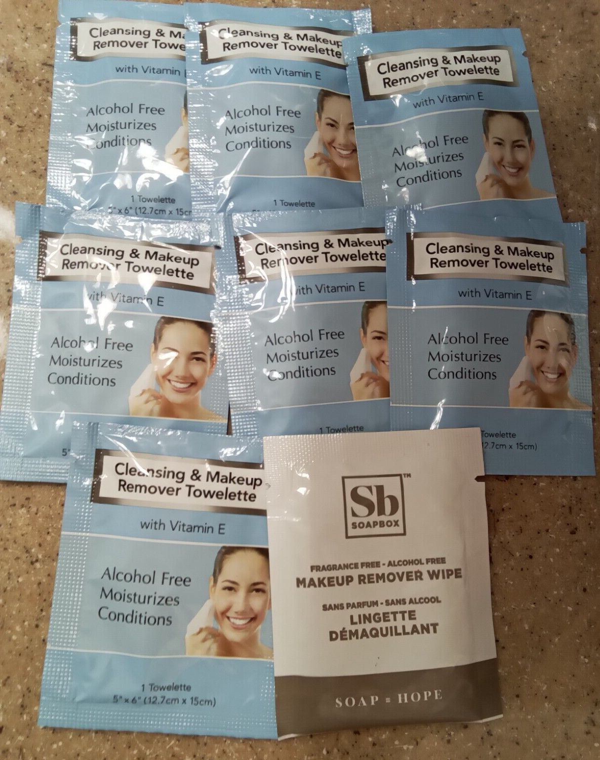 29 TRAVEL/SAMPLE ITEMS-BODYLOTION, SOAP, FACIAL WIPES