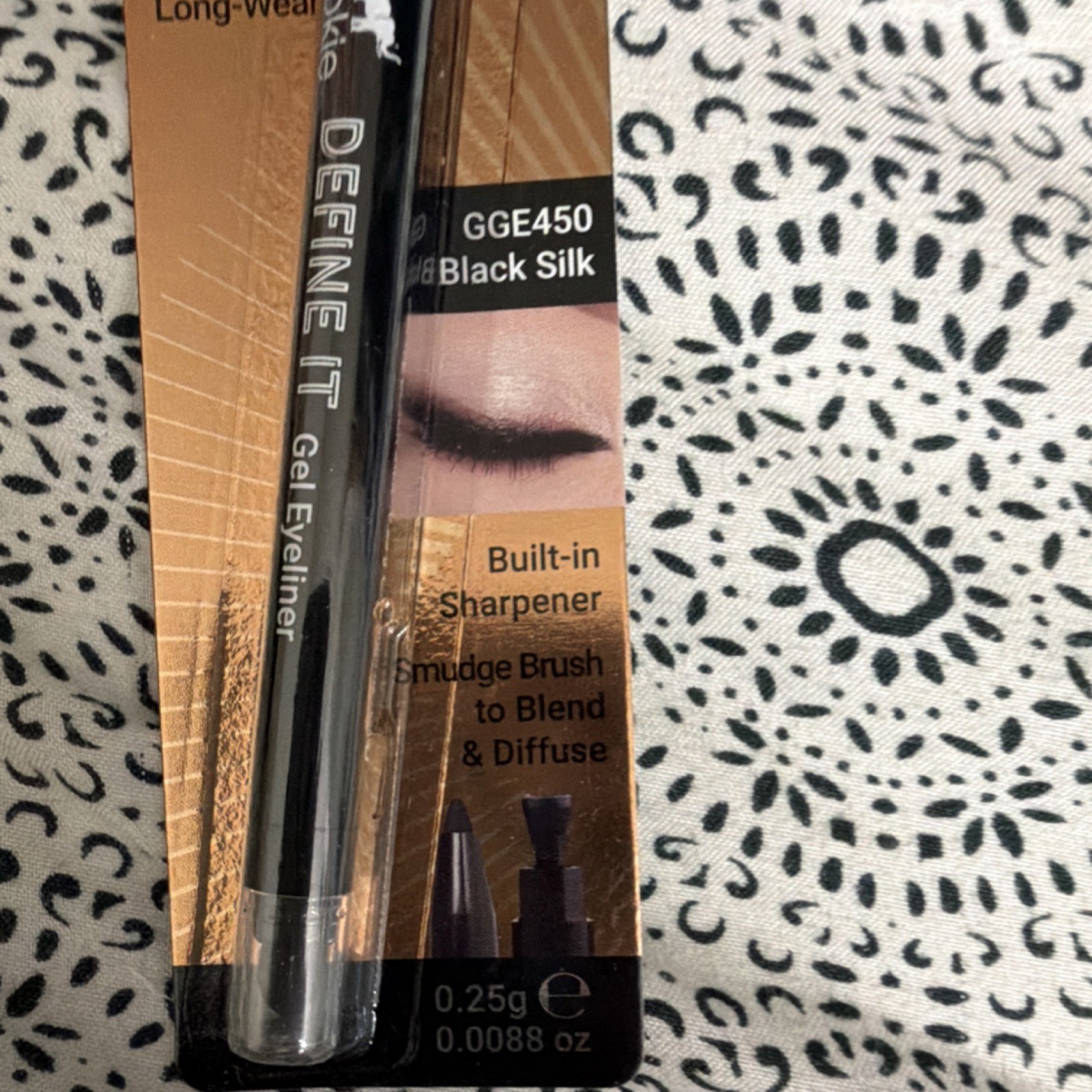 Kokie Waterproof Smudge Proof Mascara GMW320 Jet Black + Gel Eyeliner GGE450