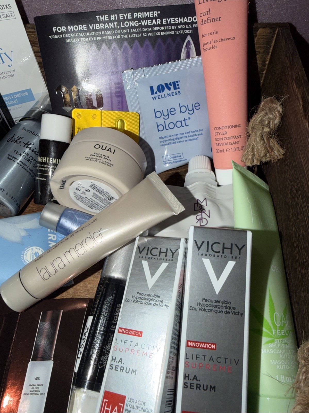 Lot of 30 Deluxe / Travel Size Hair, Skin Care, Makeup Beauty Product Samples AA