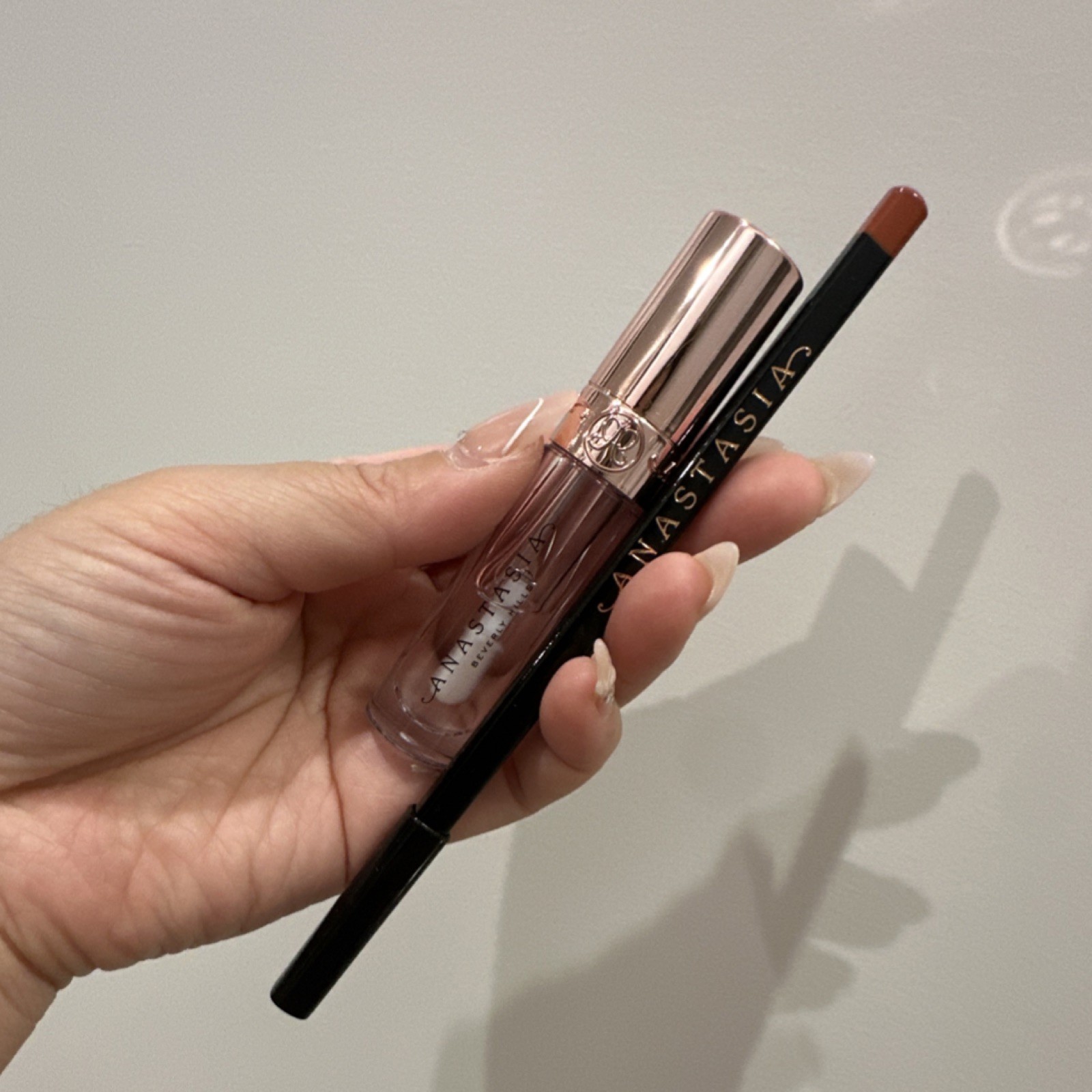Anastasia Beverly Hills Crystal Lip Gloss, Peach Amber Lip Liner, Lipstick Lot
