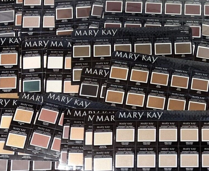 50 Mary Kay Samples Chromafusion/Mineral Eye colors + Foundation (Ivory)