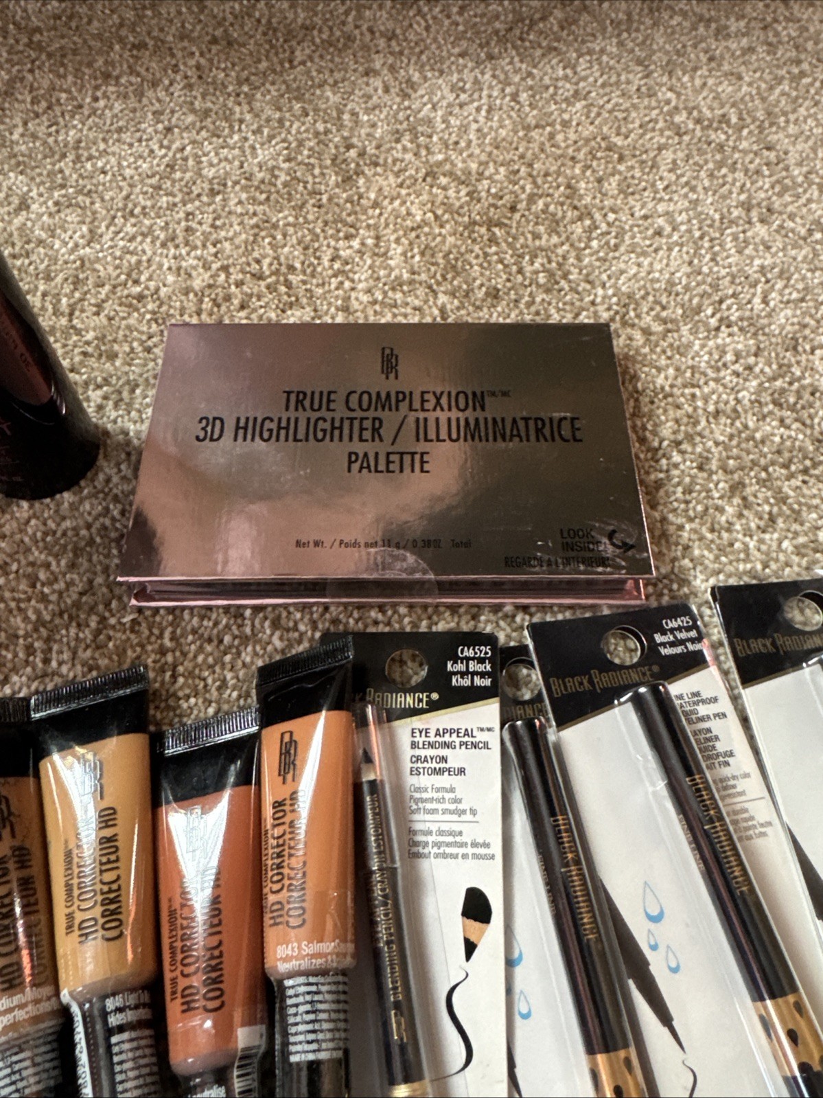 ( 60Piece Lot ) Cosmetics Makeup Black Radiance Eye Lipstick Foundation Powder