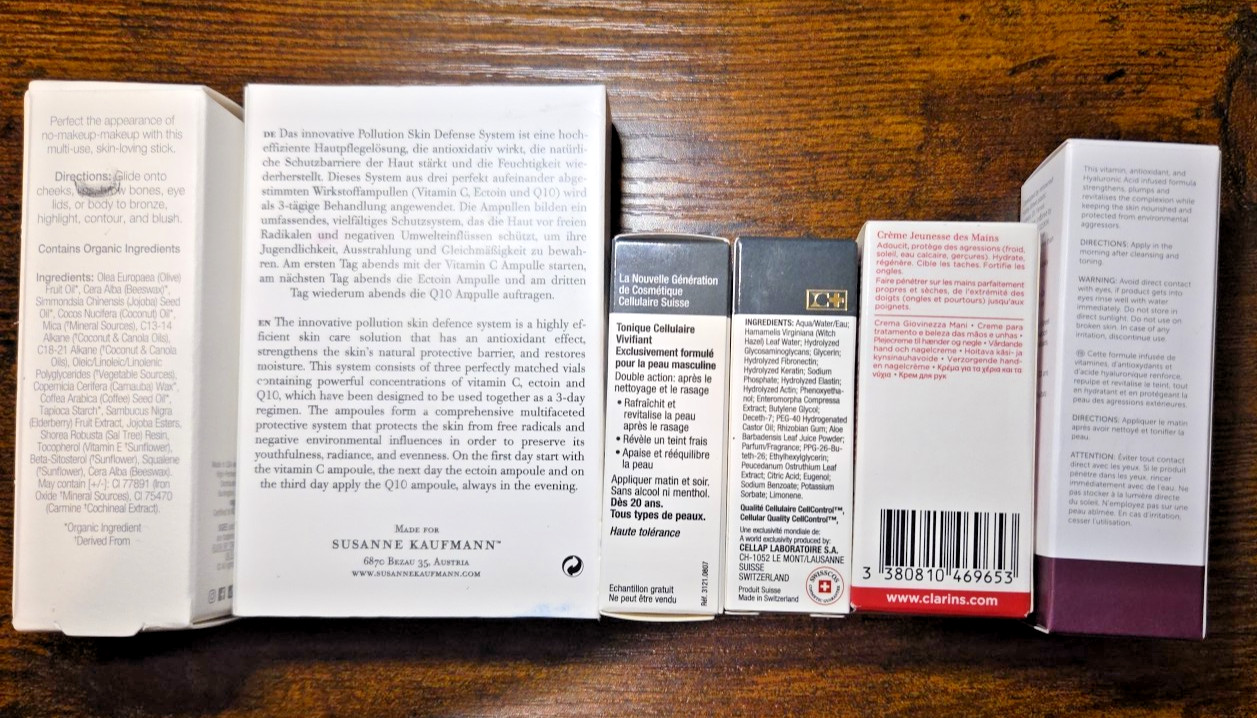Luxury Skincare Mini Lot Clarins 111SKIN Cellmen Susanne Kaufmann Ogee NIB