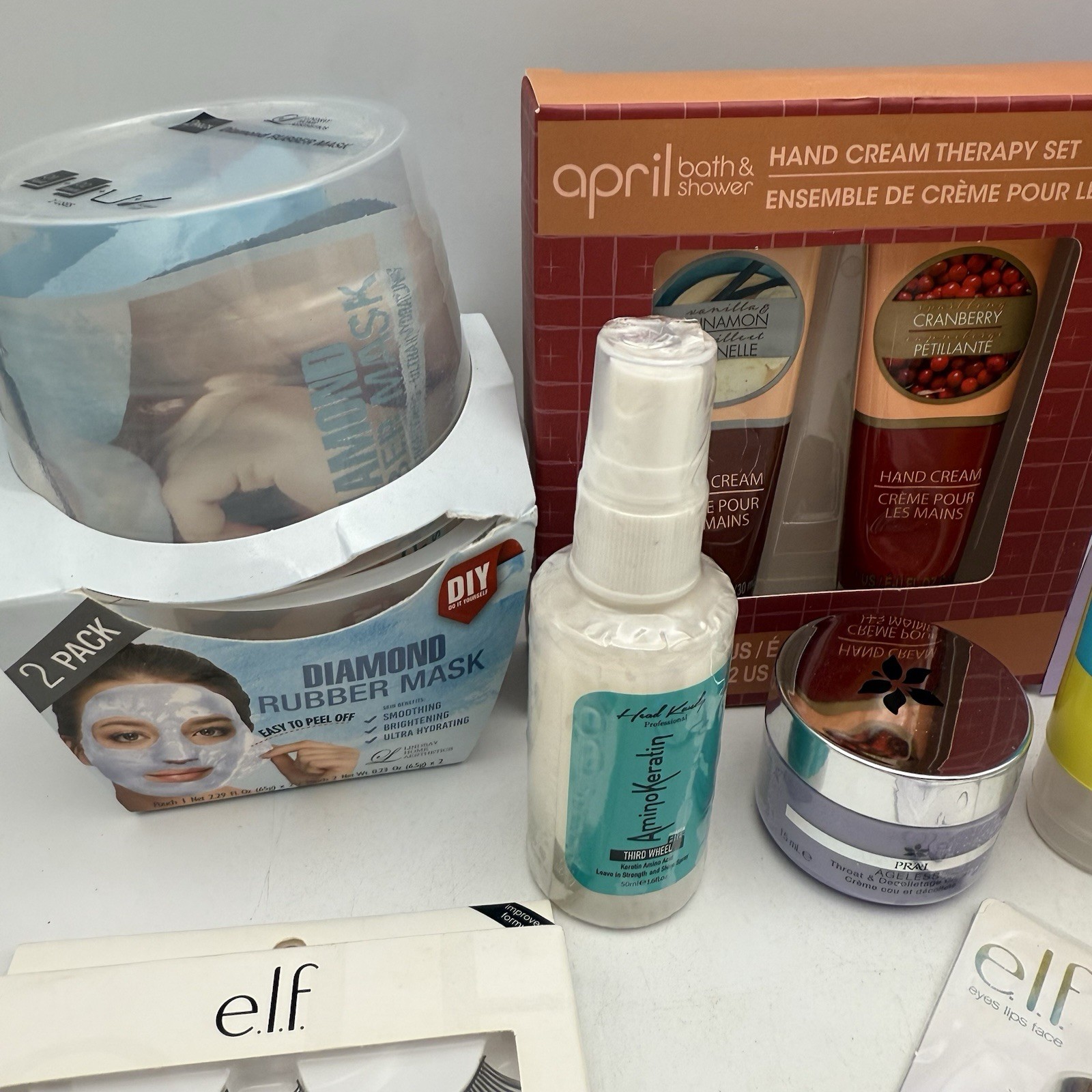 Mixed Beauty Product Lot/Bundle: Skincare-Makeup-haircare Lot Of 9 Pcs