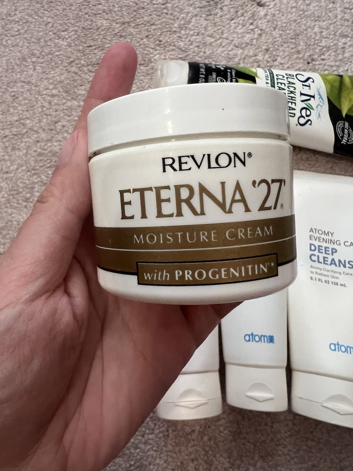 Assorted Skincare & Makeup Lot Atomy Evening Care Revlon Eterna 27 Hydrating