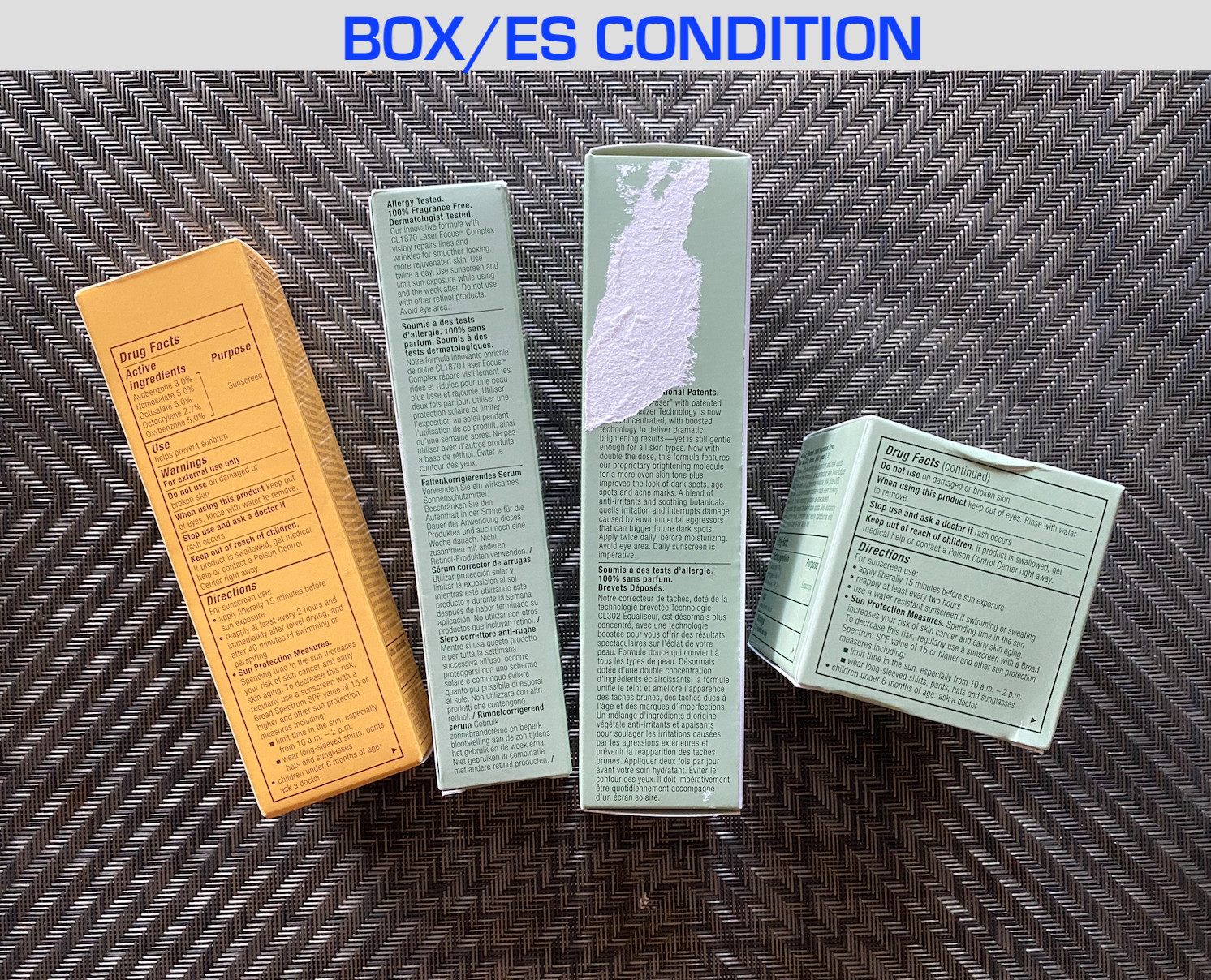 CLINIQUE SKIN CARE FOR FACE – CHOOSE YOUR ITEM/S