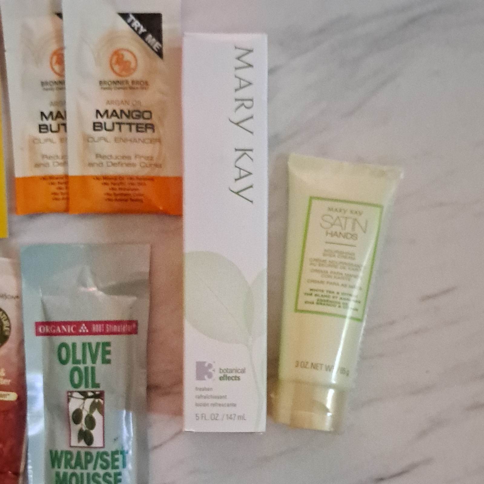 Mary Kay Satin Hands + Botanical Effects Beauty & Hair Sample Lot