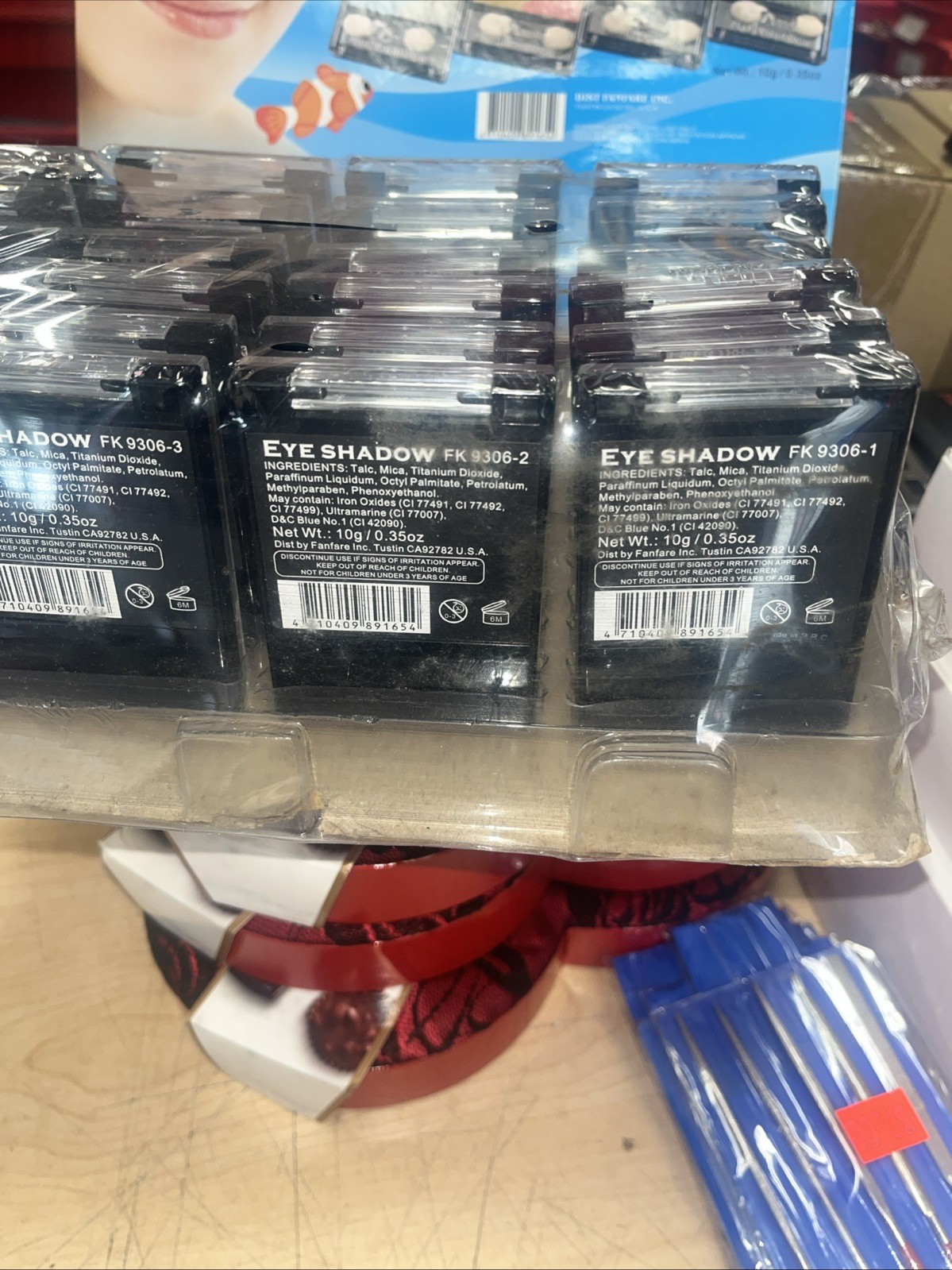 24 Pc Amuse Eye Shadow advertising stand Wholesalers Lot Fk9306 Mix bulk deal