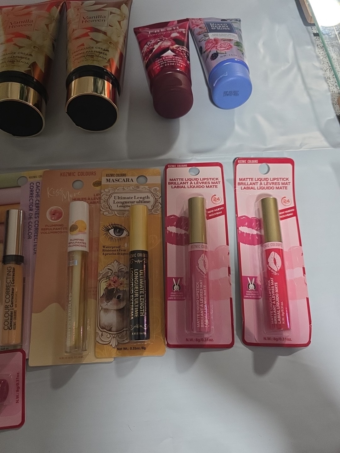 RANDOM BULK Wholesale Mixed Makeup Cosmetics 40 Pcs Lot Kozmic Colors Brand
