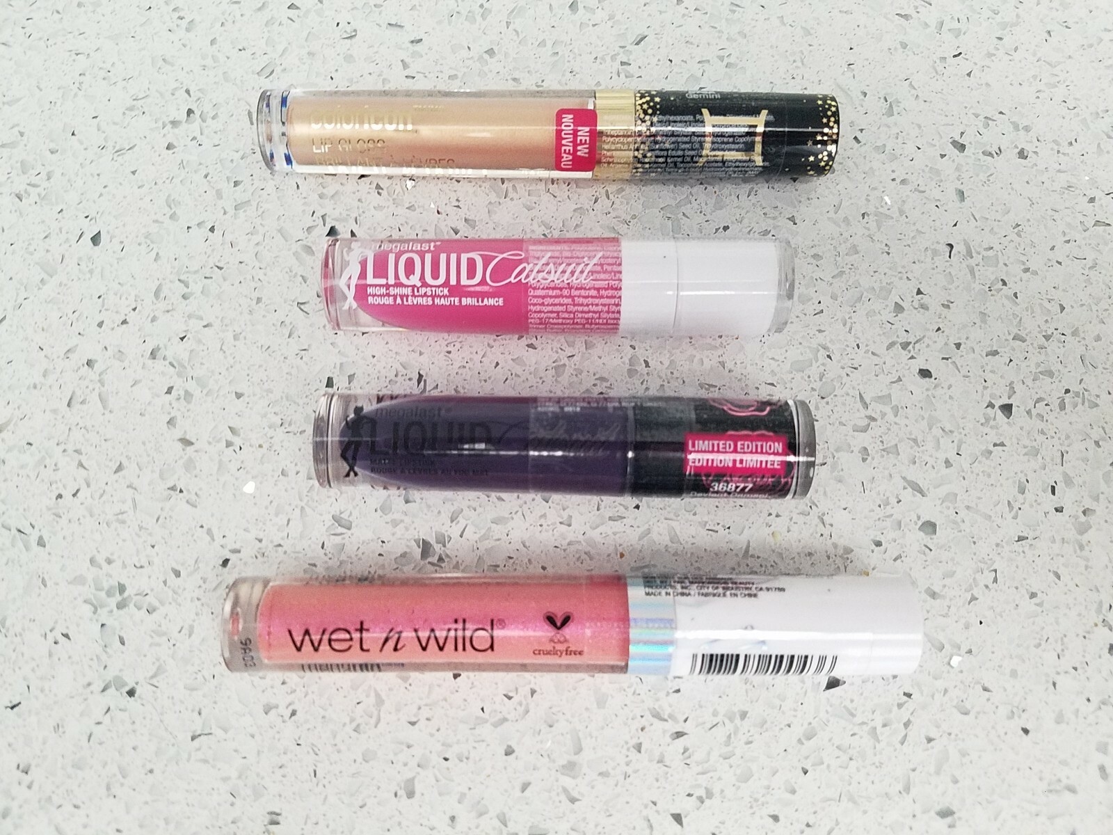 WET N WILD Lipgloss-Eyeshadow Palette-Highlighter-Hair-Face MAKEUP LOT Of 16
