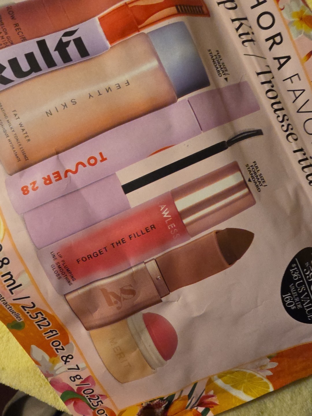 Sephora Favorites Clean Me Up Kit All BNIB Authentic 8 Full Size~Travel Size