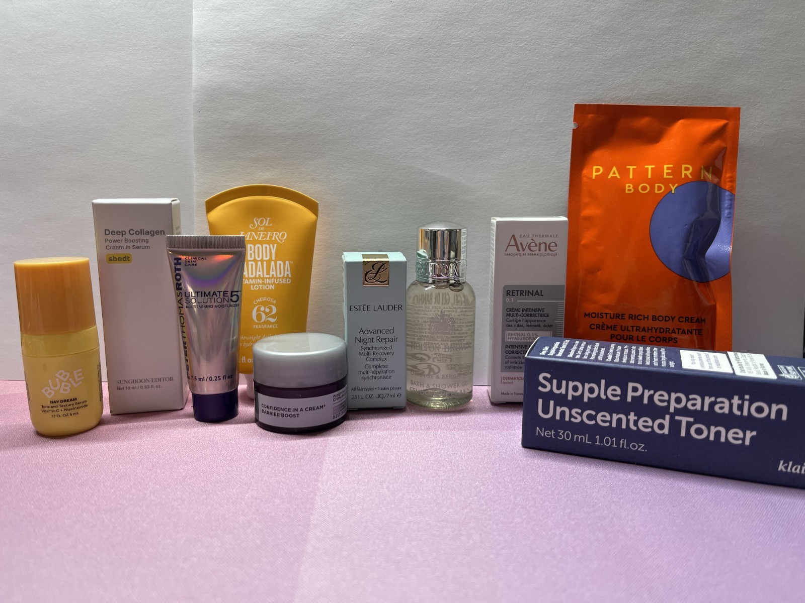 10pc Skin Care Samples Bundle Travel/Sample Size