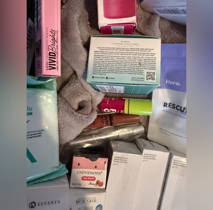Skincare and Beauty Product Lot of 30 NEW $355 Retail Briogeo, Almay, NYX, Anua