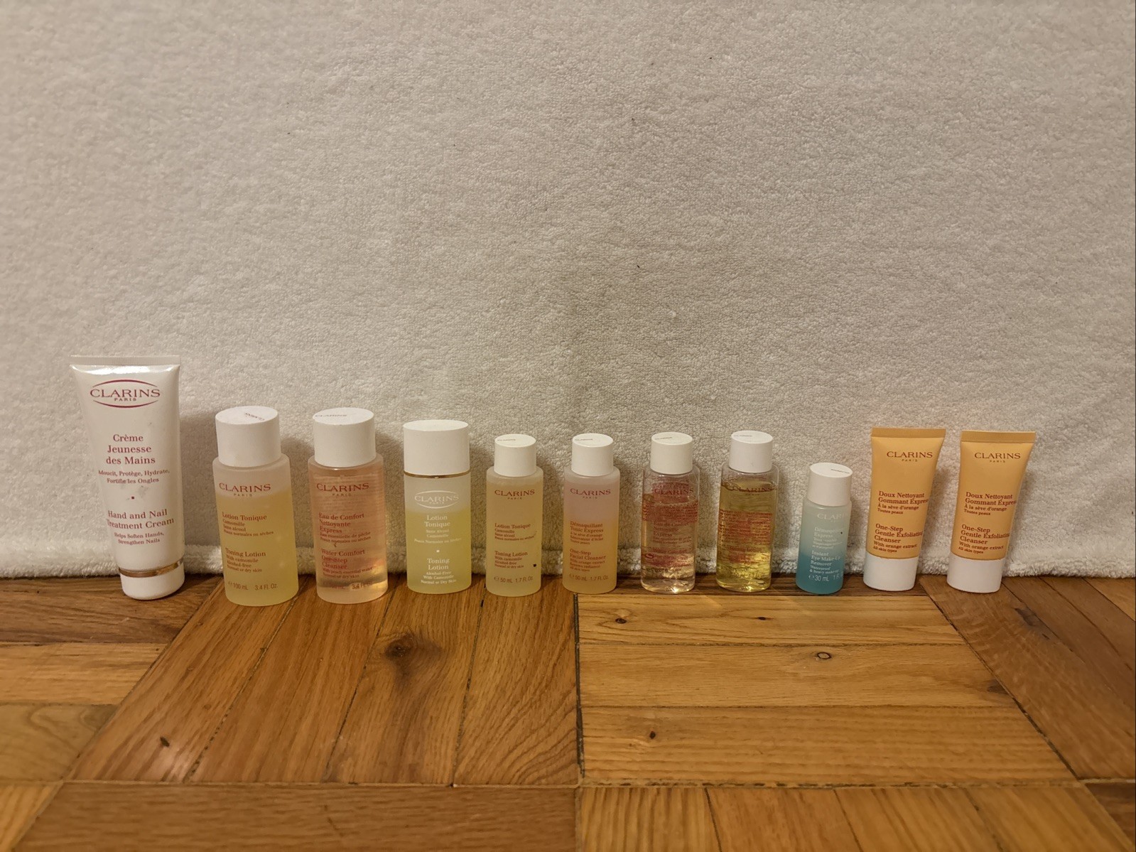 11 Pcs Mixed Makeup Lot Clarins Paris READ DESC