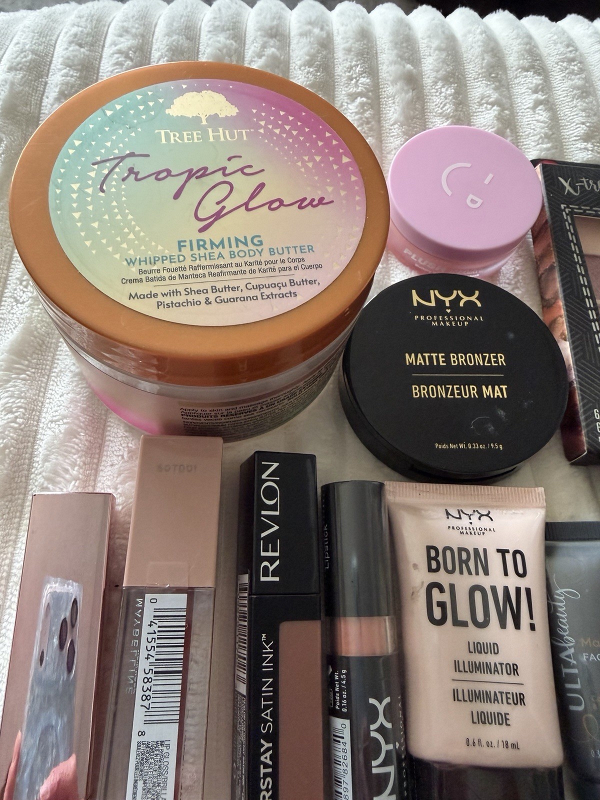 Marc Jacobs, Tree Hut, NYX, Revlon, Maybelline, Ulta Makeup Mixed Lot