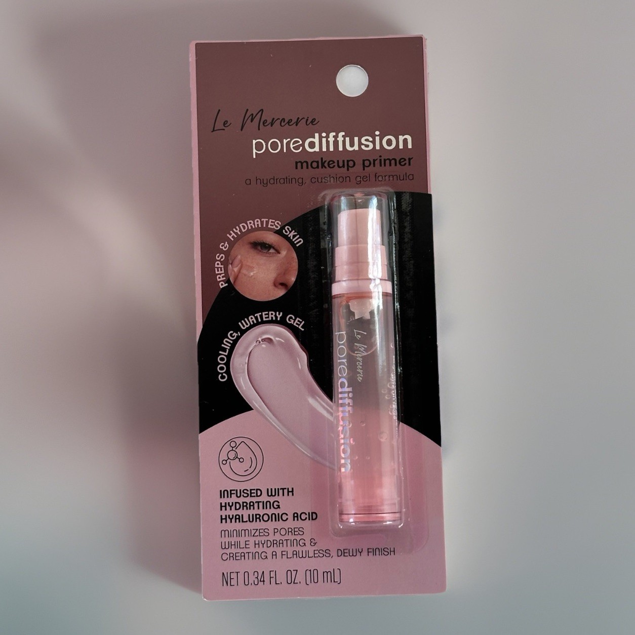 2x Lot Le Mercerie PoreDiffusion Makeup Primer Hyaluronic Acid 0.34oz