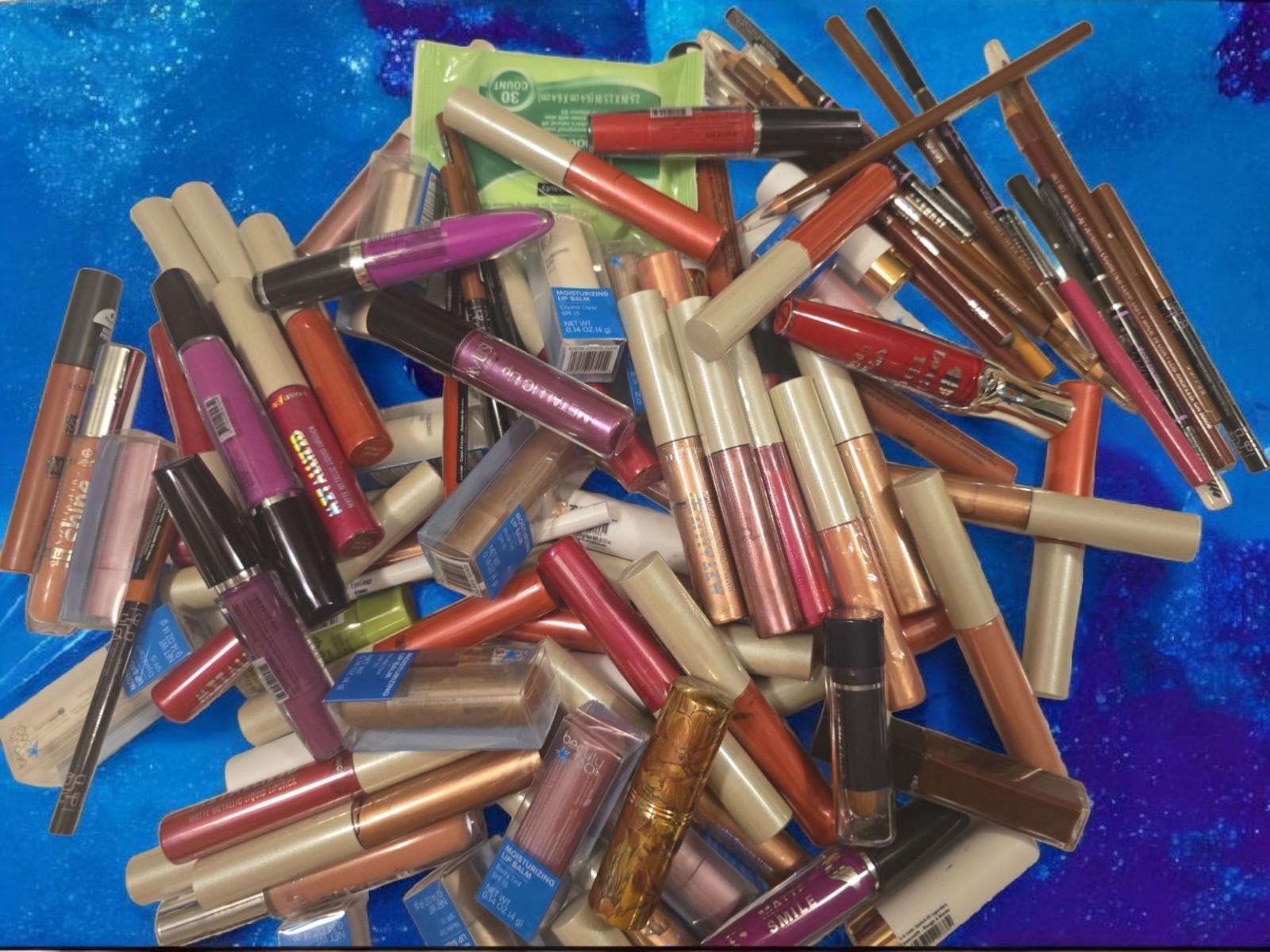 BEAUTY MAKEUP SKINCARE HAIRCARE MYSTERY LOT – ALL NEW FULL SIZE ITEMS ~ 25PC NEW