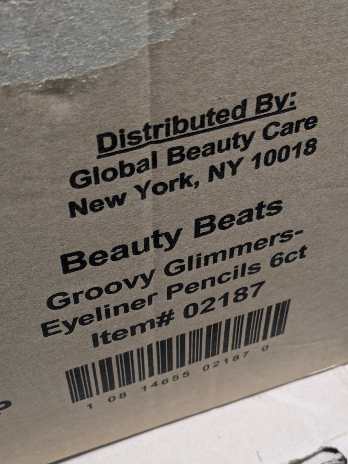 Bulk Lot 11 Cases Beauty Beats Groovy Glimmers Eyeliner Pencil Sets (66 Total)