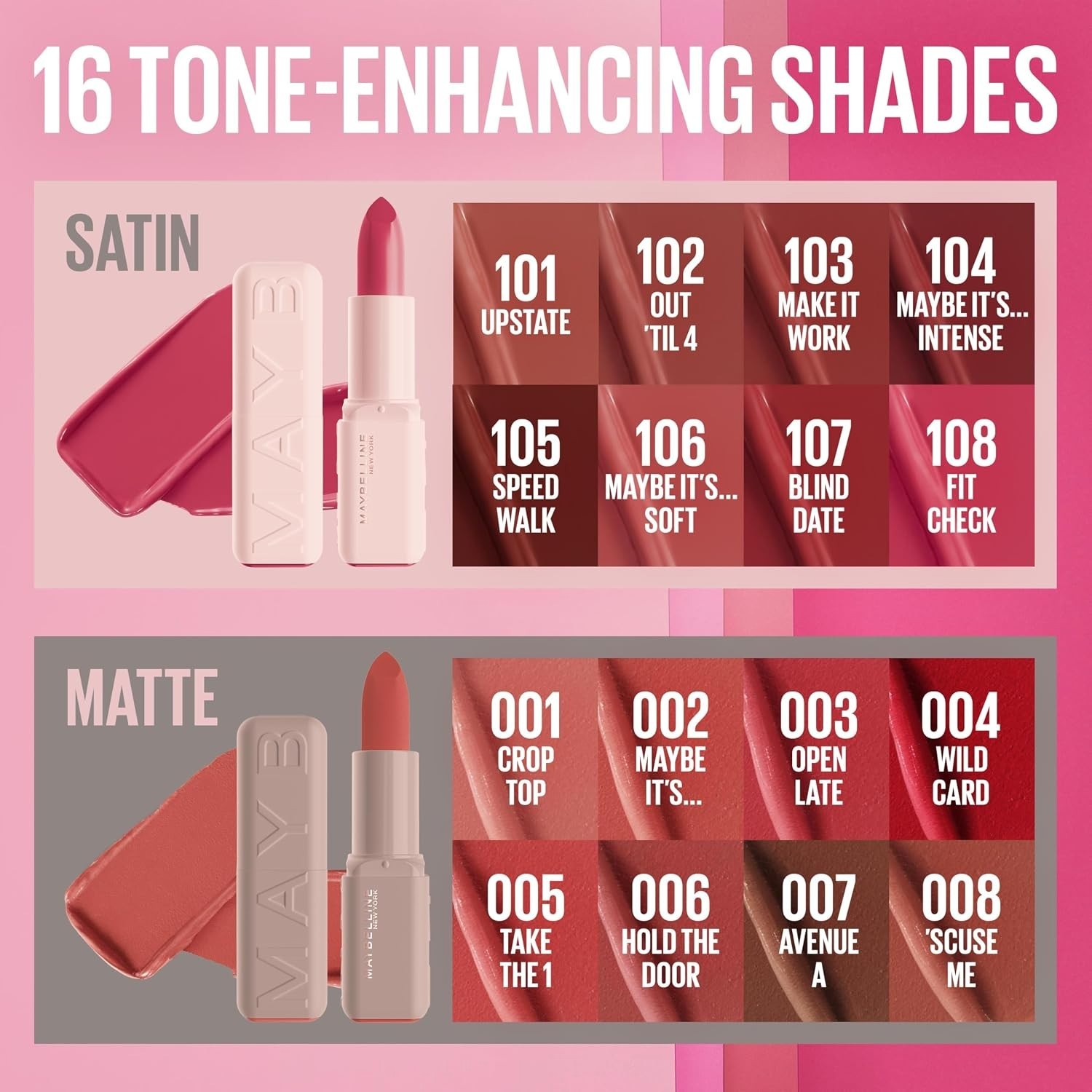 MAYBELLINE Serum Lipstick, Hydrating Lip Makeup with 8HRs of Lip Plumping oil