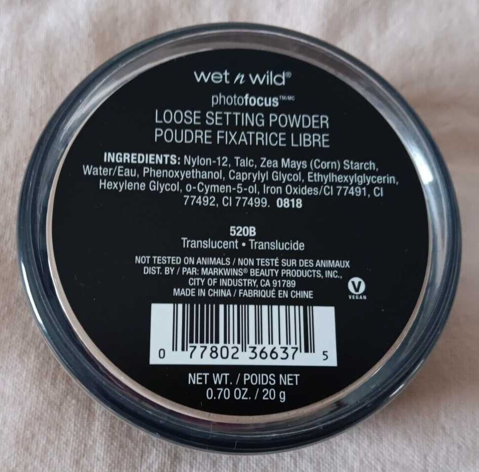 Wet n Wild Loose Translucent Highlighting Setting Powder Stick Halo Liquid Lot