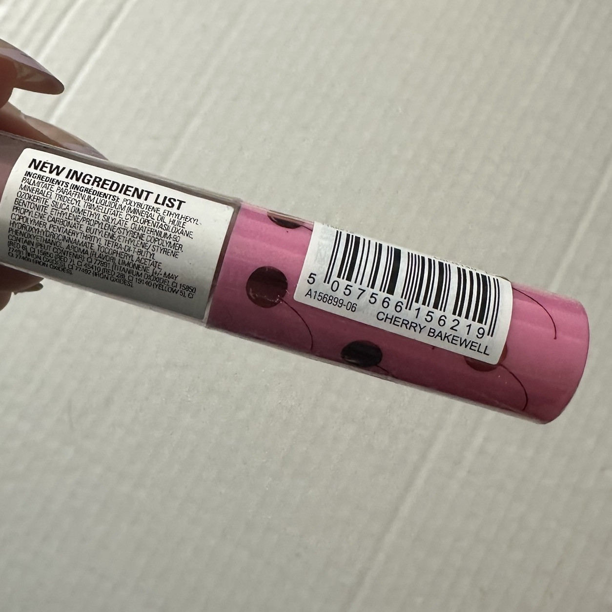 NEW I Heart Revolution Vinyl Cherry Liquid Lipstick In Cherry Bakewell Sealed