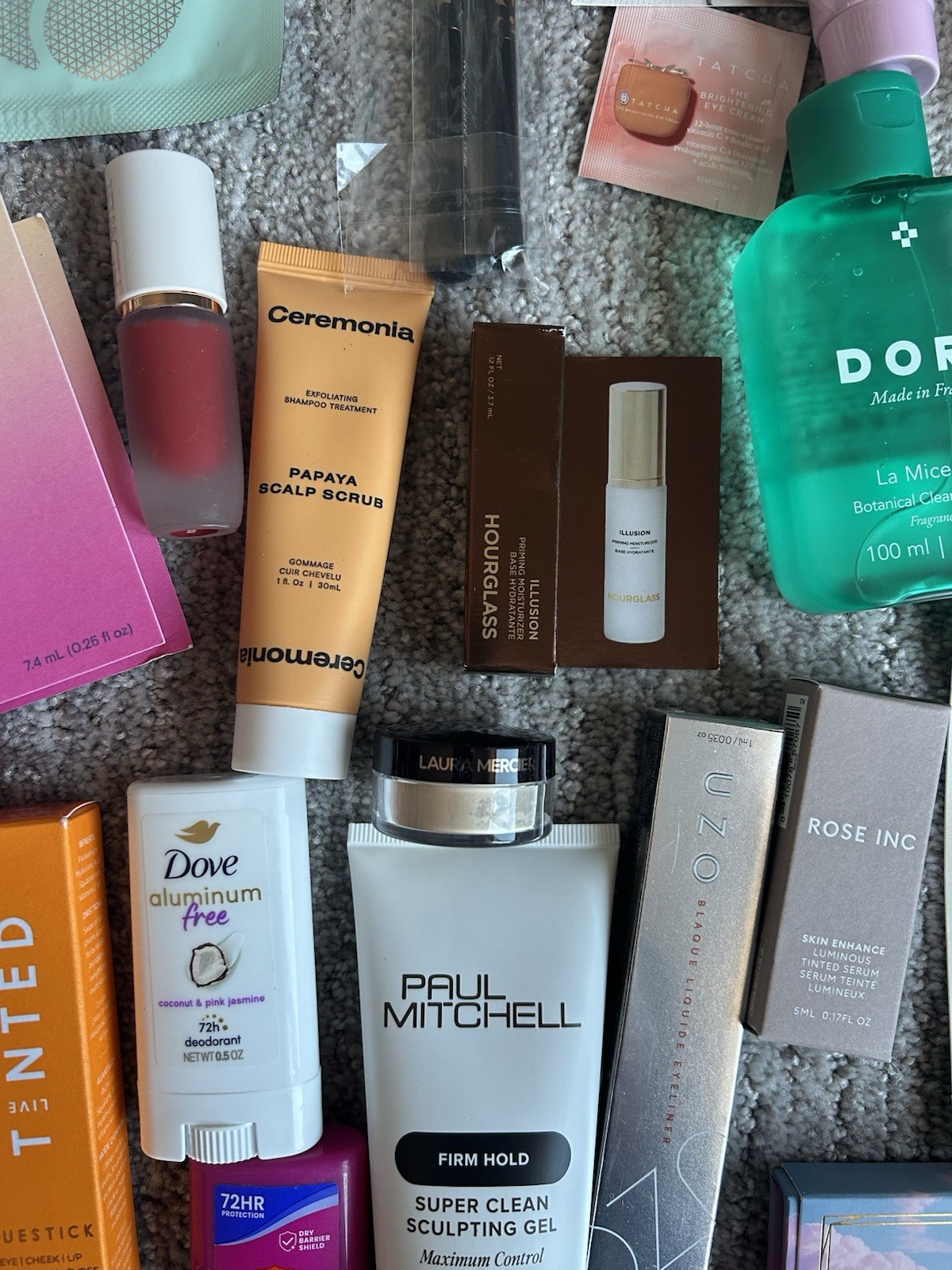63+ Piece Lot Makeup Haircare Fragrance Skincare Samples & Full Sizes NEW